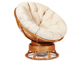 Кресло-качалка Papasan w 23/01 B с подушкой Cognac, ткань Старт в Красноуфимске - krasnoufimsk.magazin-mebel74.ru | фото