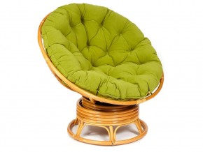 Кресло-качалка Papasan w 23/01 B с подушкой Honey, флок Олива в Красноуфимске - krasnoufimsk.magazin-mebel74.ru | фото