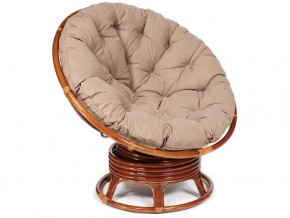 Кресло-качалка Papasan w 23/01 B с подушкой Pecan, экошерсть Коричневый в Красноуфимске - krasnoufimsk.magazin-mebel74.ru | фото