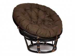 Кресло Papasan 23/01 W с подушкой Antique brown, ткань Коричневый в Красноуфимске - krasnoufimsk.magazin-mebel74.ru | фото