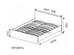 Кровать 1600х2000 ортопедическое основание в Красноуфимске - krasnoufimsk.magazin-mebel74.ru | фото