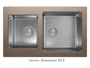 Мойка комбинированная Tolero twist TTS-840 Темно-бежевый 823 в Красноуфимске - krasnoufimsk.magazin-mebel74.ru | фото