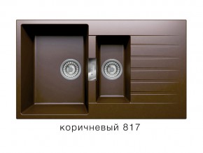 Мойка кварцевая Tolero Loft TL-860 Коричневый 817 в Красноуфимске - krasnoufimsk.magazin-mebel74.ru | фото