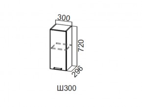 Ш300/720 Шкаф навесной 300/720 в Красноуфимске - krasnoufimsk.magazin-mebel74.ru | фото