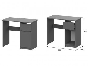 Стол письменный 900 Денвер Графит серый в Красноуфимске - krasnoufimsk.magazin-mebel74.ru | фото