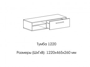 Тумба 1220 (низкая) в Красноуфимске - krasnoufimsk.magazin-mebel74.ru | фото